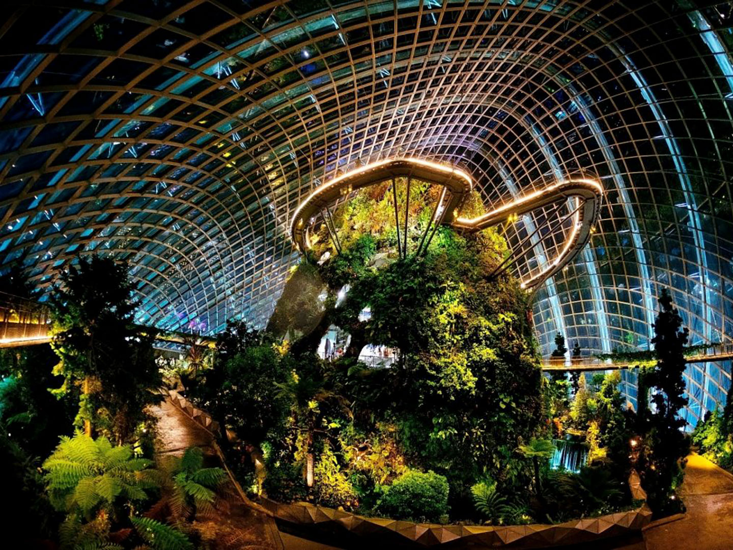 Cloud Forest Dome at Gardens by the Bay Singapore